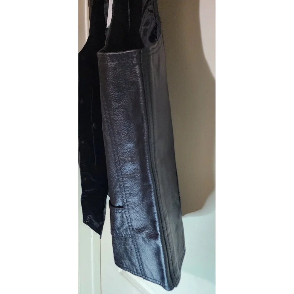 Gargoyle‎ Bells Gun Pocket Vest Leather Biker Concealed Carry/Gun Men's NWT 52